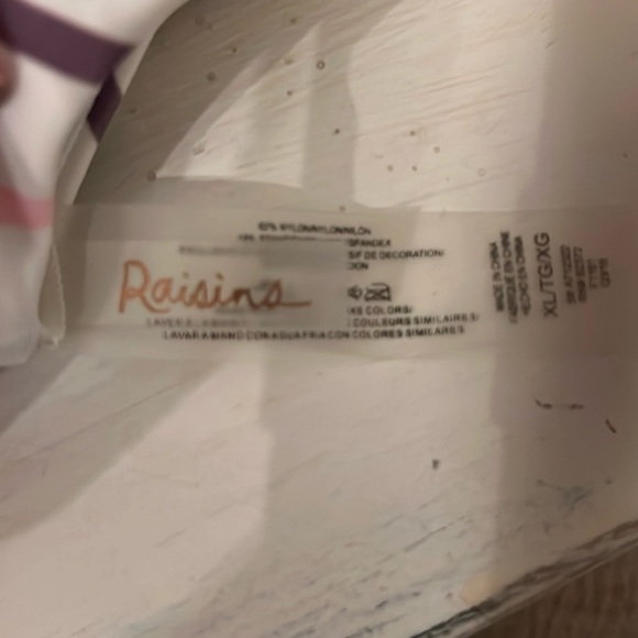 Raisens Striped Bikini Top size XL - Picture 4 of 4